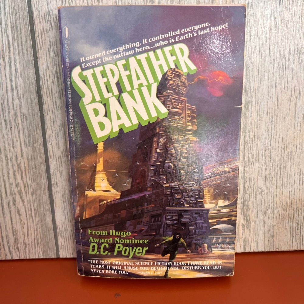 Stepfather Bank D.C. Poyer 1988 First Edition Sci-Fi Paperback St Martins‎ Press